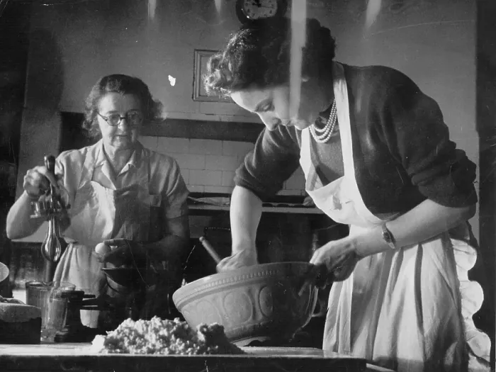 Framed Print : Cookery Lesson Framed Print : Cookery Lesson