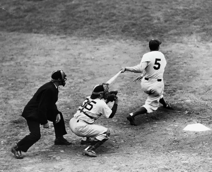 Framed Print : Cookie Lavagetto at Bat During World Series Game Framed Print : Cookie Lavagetto at Bat During World Series Game