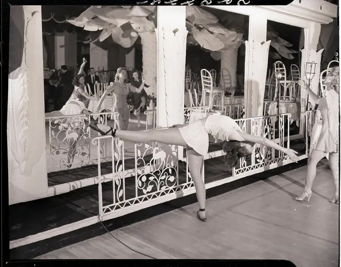 Framed Print : Copacabana Dancer Stretching at Club Framed Print : Copacabana Dancer Stretching at Club