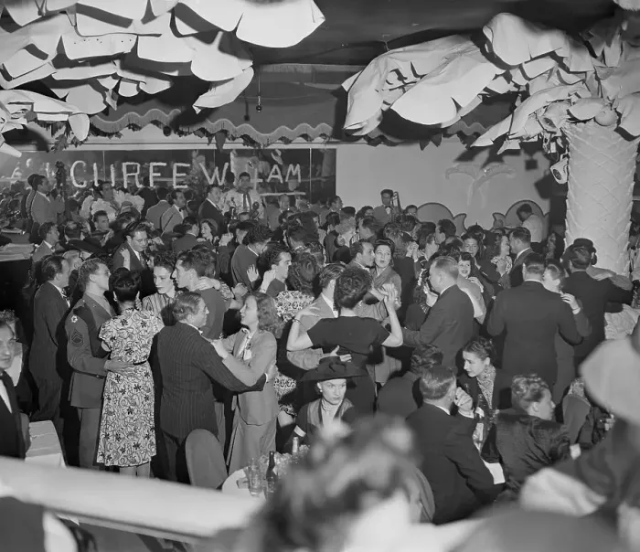 Framed Print : Copacabana's Crowded Dance Floor