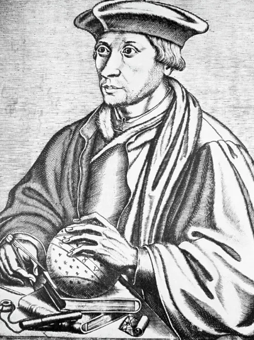 Framed Print : Copernicus Etching Framed Print : Copernicus Etching