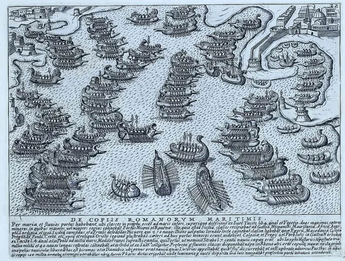 Framed Print : De Copiis Romanorum Maritimis, Depicted here are the maritime forces for Rome, historical Rome, Italy, digital reproduction of an original from the 17th century, original date not known Framed Print : De Copiis Romanorum Maritimis, Depicted here are the maritime forces for Rome, historical Rome, Italy, digital reproduction of an original from the 17th century, original date not known