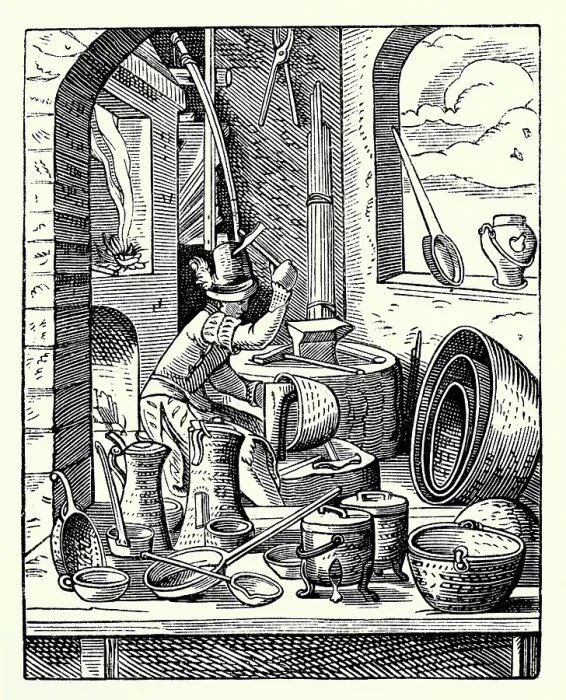 Framed Print : Coppersmith Framed Print : Coppersmith