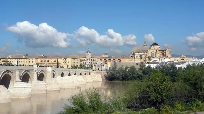 Framed Print : Cordoba skyline with Roman bridge & Cathedral Framed Print : Cordoba skyline with Roman bridge & Cathedral