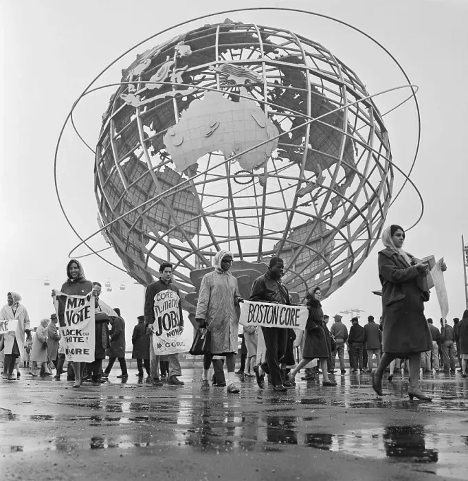 Framed Print : Core Demonstration at Unisphere Framed Print : Core Demonstration at Unisphere