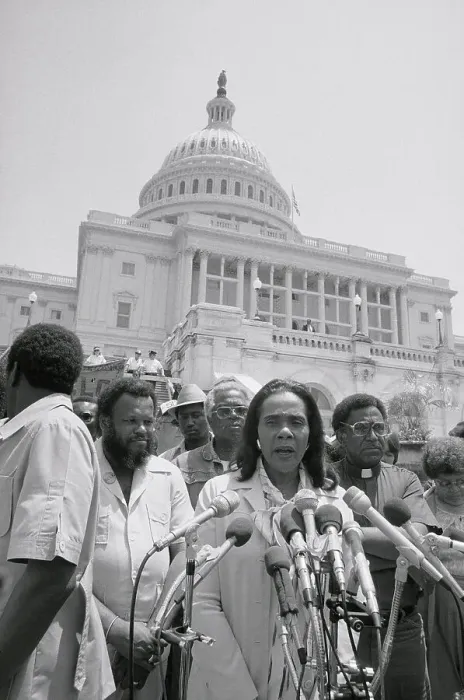 Framed Print : Coretta King Speaking Framed Print : Coretta King Speaking