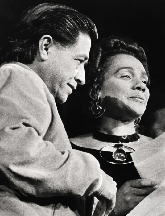 Framed Print : Coretta Scott King and Cesar Chaves