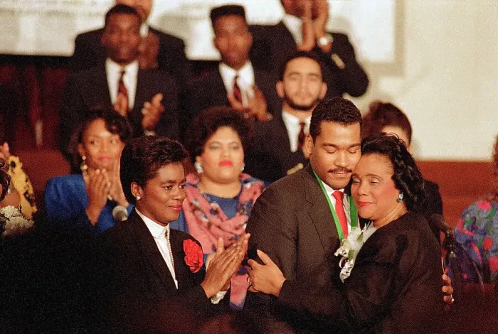 Framed Print : Coretta Scott King Hugging Son Dexter Framed Print : Coretta Scott King Hugging Son Dexter