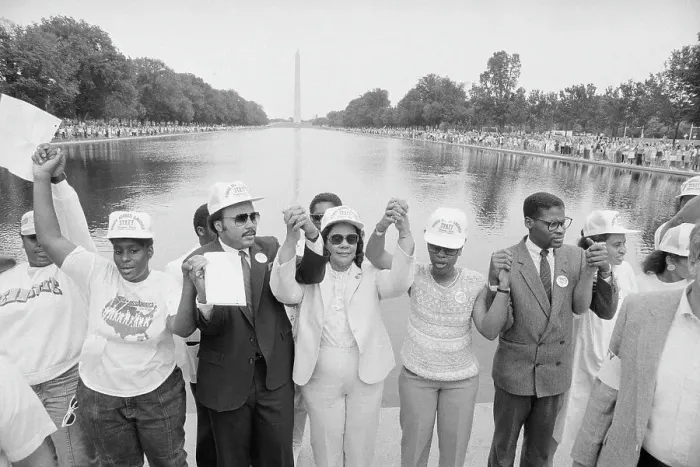 Framed Print : Coretta Scott King Joining Hands Framed Print : Coretta Scott King Joining Hands