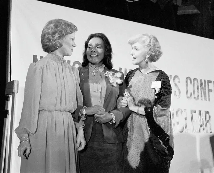 Framed Print : Coretta Scott King at National Women's Conference Framed Print : Coretta Scott King at National Women's Conference