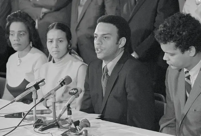 Framed Print : Coretta Scott King and Peers With the Press Framed Print : Coretta Scott King and Peers With the Press