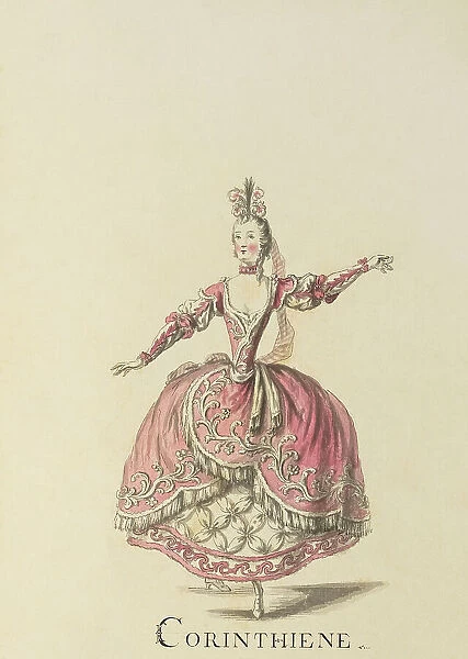 Corinthiene (Corinthian) - example illustration of a ballet character