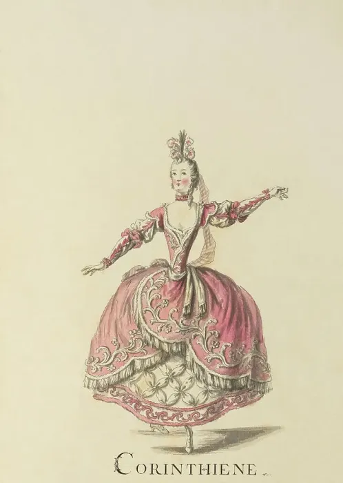 Framed Print : Corinthiene (Corinthian) - example illustration of a ballet character Framed Print : Corinthiene (Corinthian) - example illustration of a ballet character