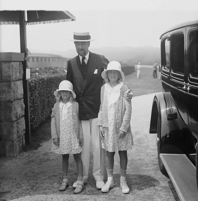 Framed Print : Cornelius Vanderbilt with Nieces Framed Print : Cornelius Vanderbilt with Nieces