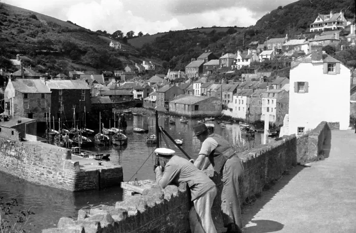 Framed Print : Cornish Village Framed Print : Cornish Village
