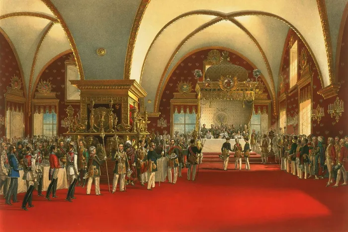 Framed Print : Coronation Banquet for Alexander II - 1856