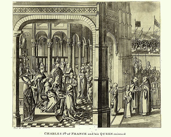Coronation of King Charles V of France 1364