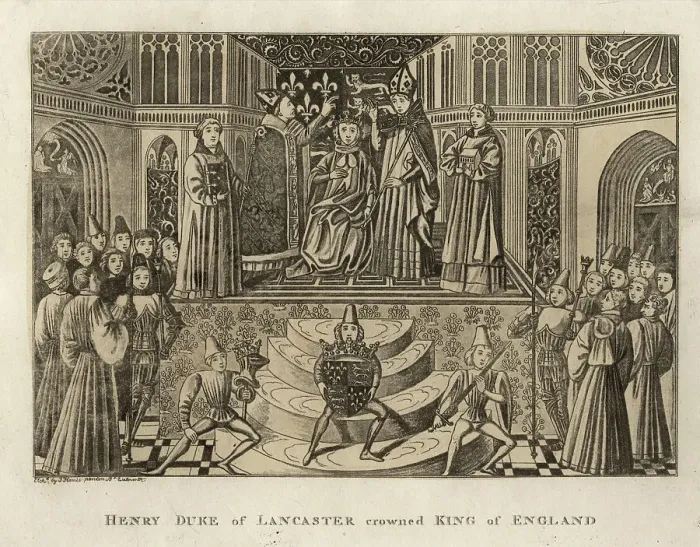 Framed Print : Coronation of King Henry IV of England Framed Print : Coronation of King Henry IV of England