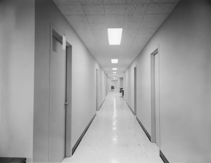 Framed Print : Empty corridor Framed Print : Empty corridor