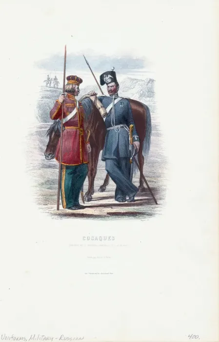 Framed Print : Cossacks Of The Crimea Uniforms Framed Print : Cossacks Of The Crimea Uniforms