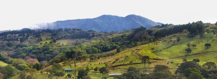 Framed Print : Costa Rican valley