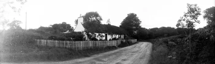Framed Print : Cottages By Road Framed Print : Cottages By Road