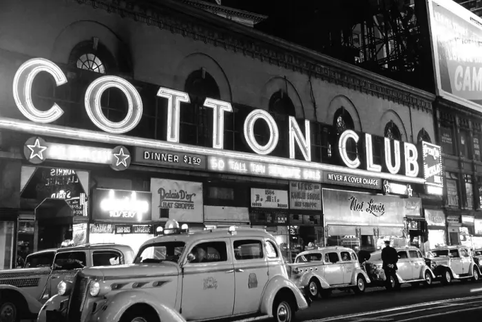 Framed Print : Cotton Club Marquee In NY Framed Print : Cotton Club Marquee In NY