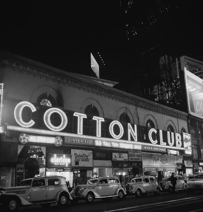 Framed Print : Cotton Club Marquee In NY Framed Print : Cotton Club Marquee In NY