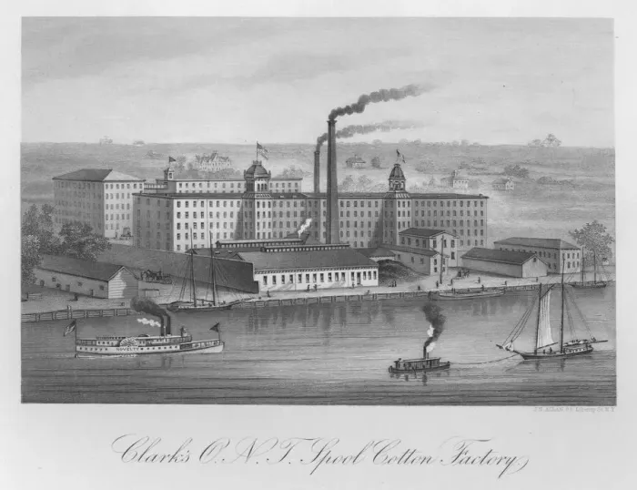 Framed Print : Cotton Factory Framed Print : Cotton Factory