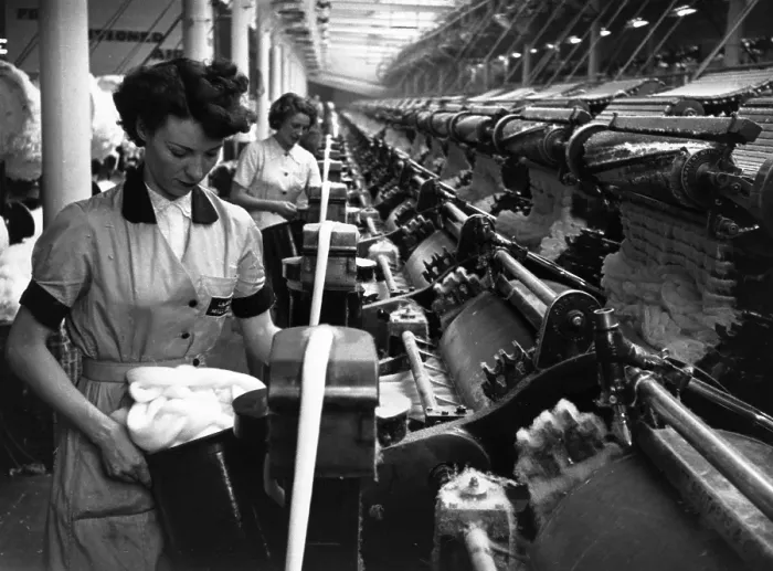 Framed Print : Cotton Factory