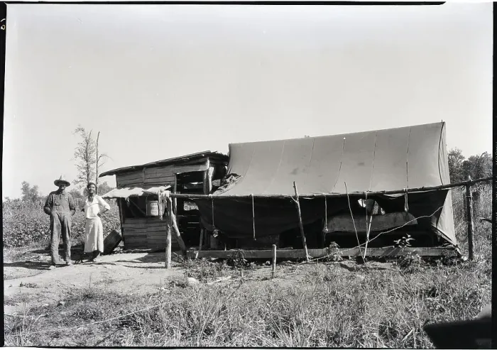 Framed Print : Cotton Picker Tent Framed Print : Cotton Picker Tent