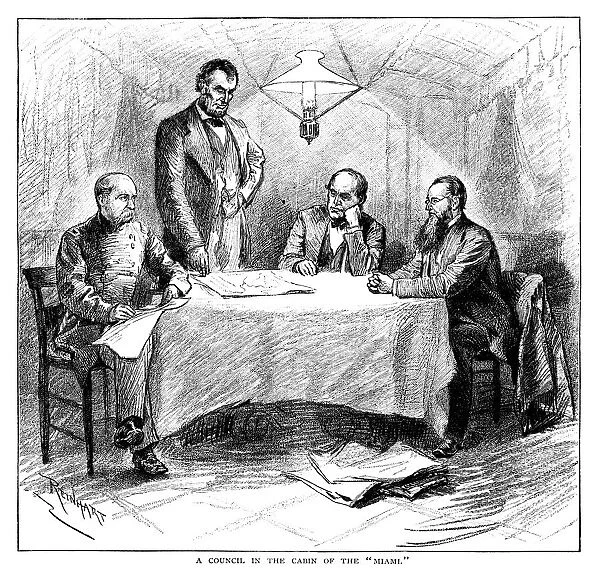 Council in the cabin of the Miami