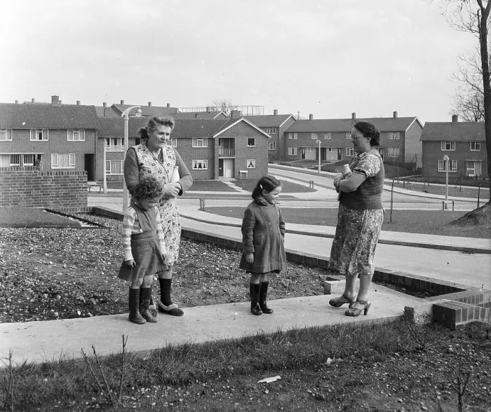 Framed Print : Council Houses Framed Print : Council Houses