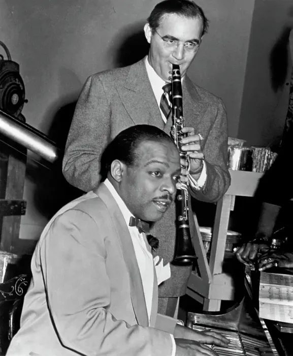 Framed Print : Count Basie & Benny Goodman Framed Print : Count Basie & Benny Goodman