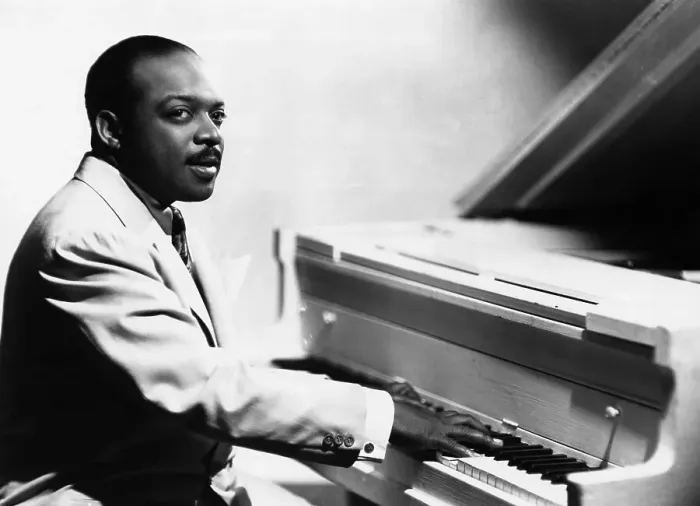 Framed Print : Count Basie Playing Piano