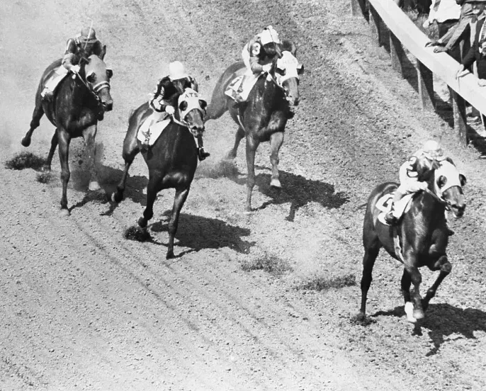 Framed Print : Count Fleet Winning Preakness Framed Print : Count Fleet Winning Preakness