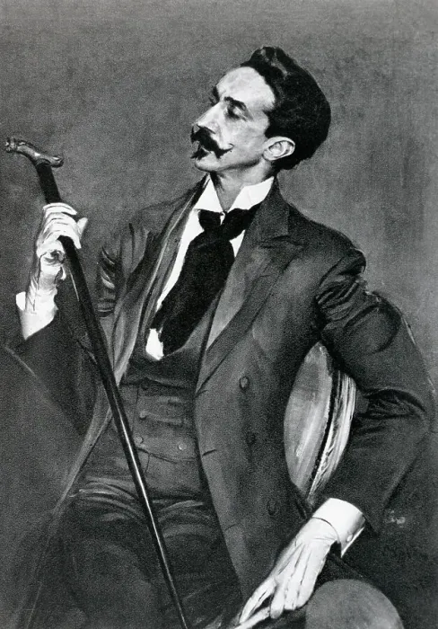 Framed Print : Count Robert de Montesquiou by Giovanni Boldini
