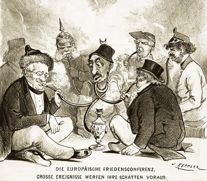 Framed Print : The Countries Of Europe Share Hookah Framed Print : The Countries Of Europe Share Hookah