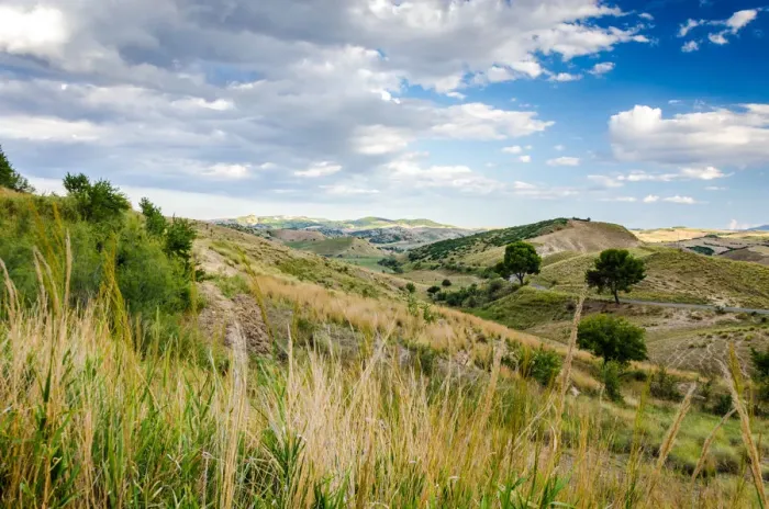 Framed Print : Countryside of Basilicata Framed Print : Countryside of Basilicata