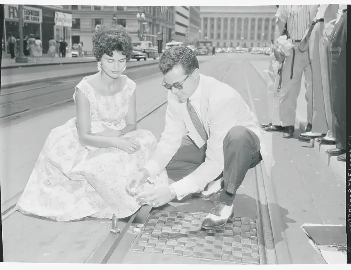Framed Print : Couple Frying Eggs on Trolley Tracks Framed Print : Couple Frying Eggs on Trolley Tracks