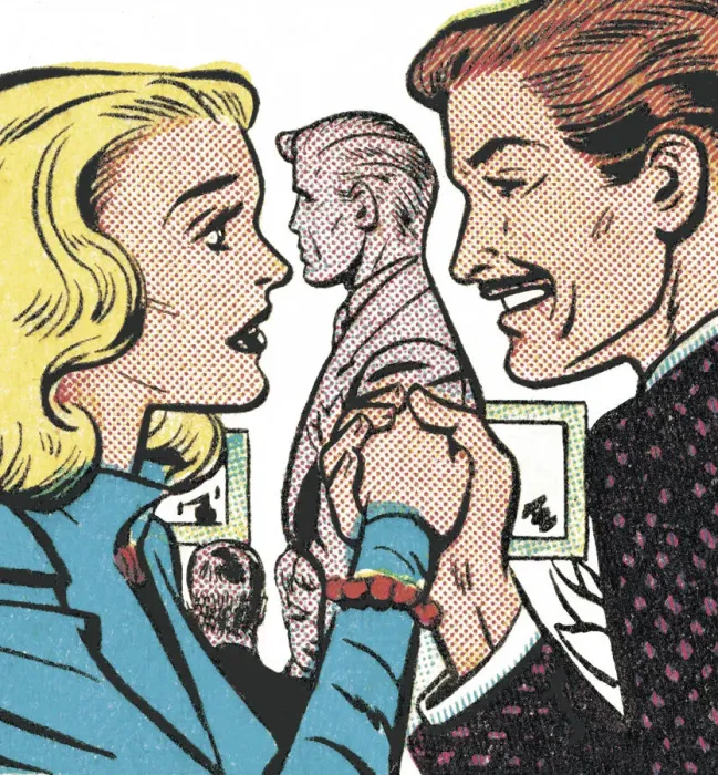 Framed Print : Couple Holding Hands