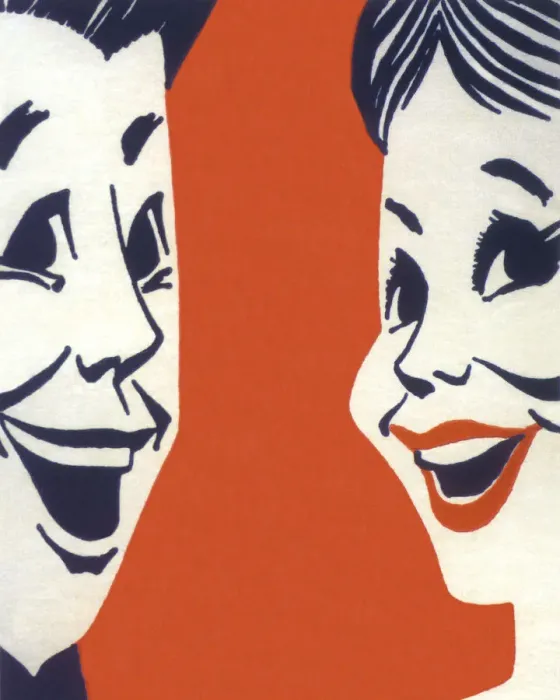 Framed Print : Couple Laughing Framed Print : Couple Laughing