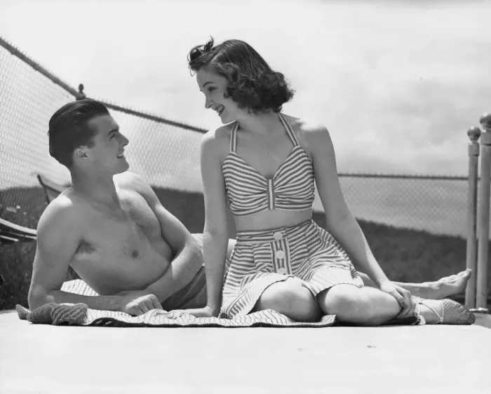 Framed Print : Couple relaxing on a sailboat Framed Print : Couple relaxing on a sailboat