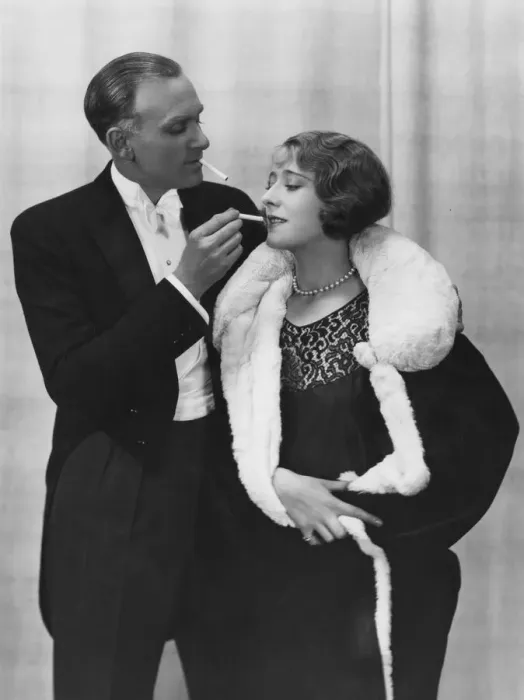 Framed Print : Couple Smoking Framed Print : Couple Smoking