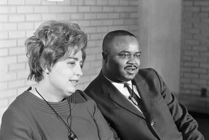 Framed Print : Couple Suing for Racial Inequality Framed Print : Couple Suing for Racial Inequality