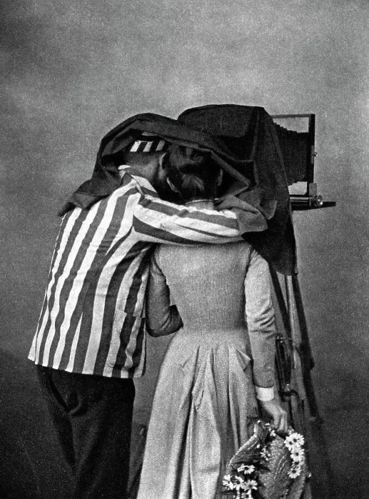 Framed Print : Couple Takes A Picture Framed Print : Couple Takes A Picture