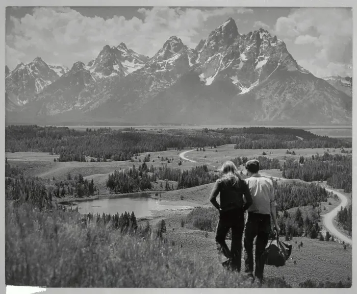 Framed Print : Couple Walking in Scenic View Framed Print : Couple Walking in Scenic View