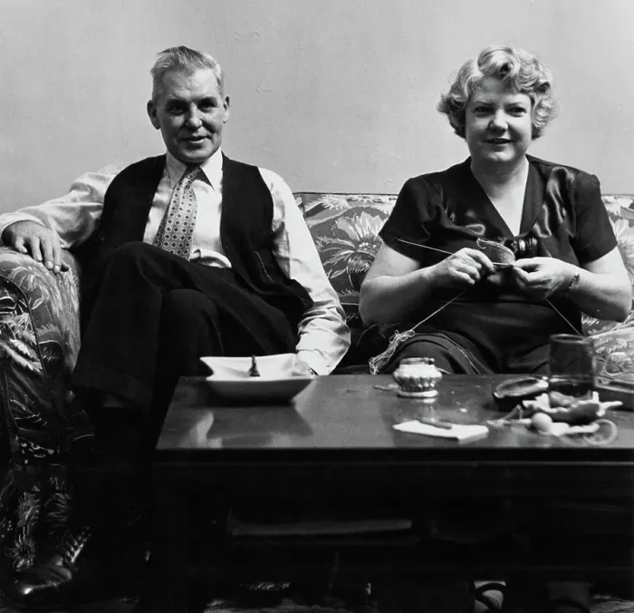 Framed Print : Couple Watching TV Framed Print : Couple Watching TV