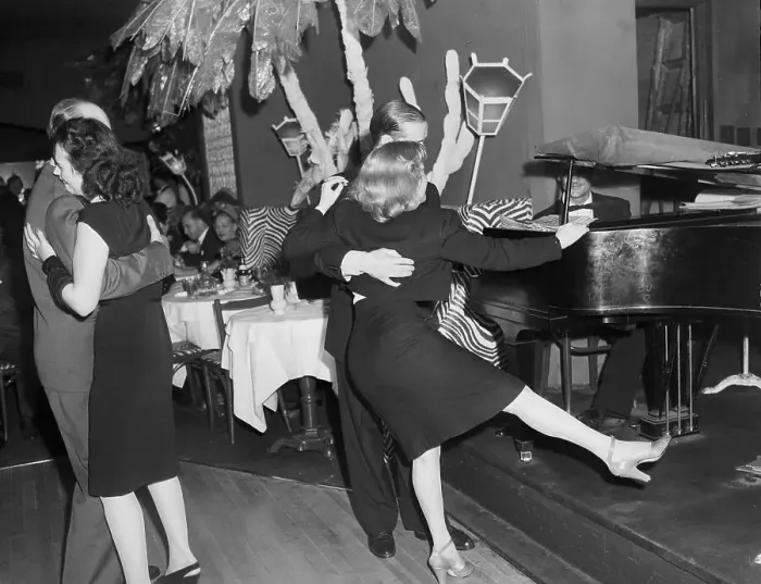 Framed Print : Couples Dancing At El Morocco, 1940S Framed Print : Couples Dancing At El Morocco, 1940S
