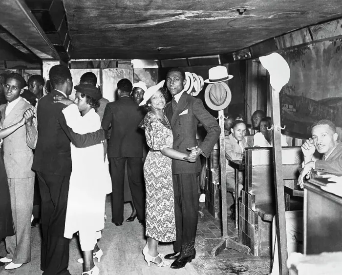 Framed Print : Couples Dancing in a Harlem Nightclub Framed Print : Couples Dancing in a Harlem Nightclub
